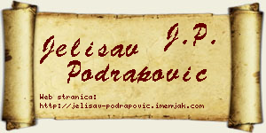 Jelisav Podrapović vizit kartica